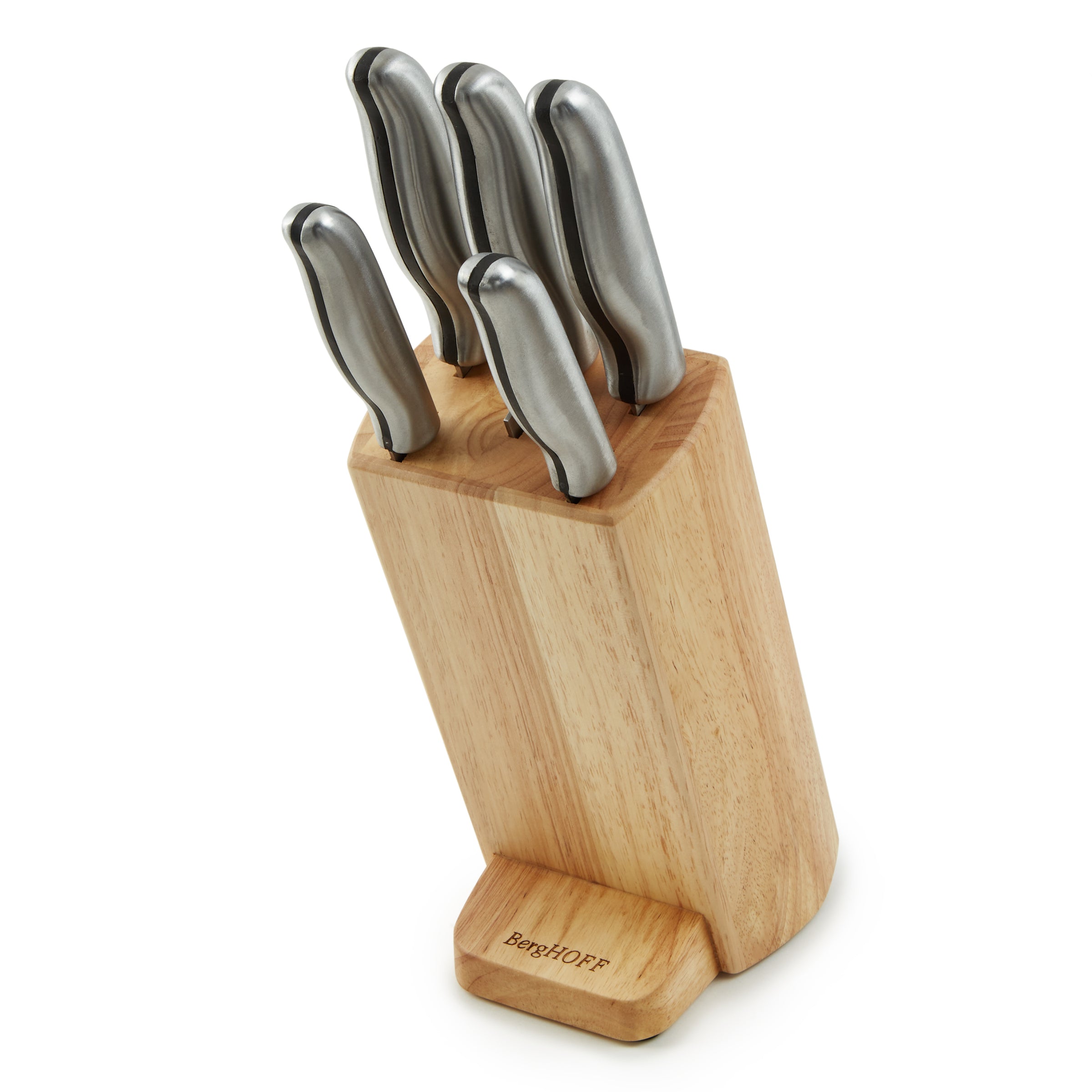 Barg HOFF6-pc knife block set Boron Made in Belgium