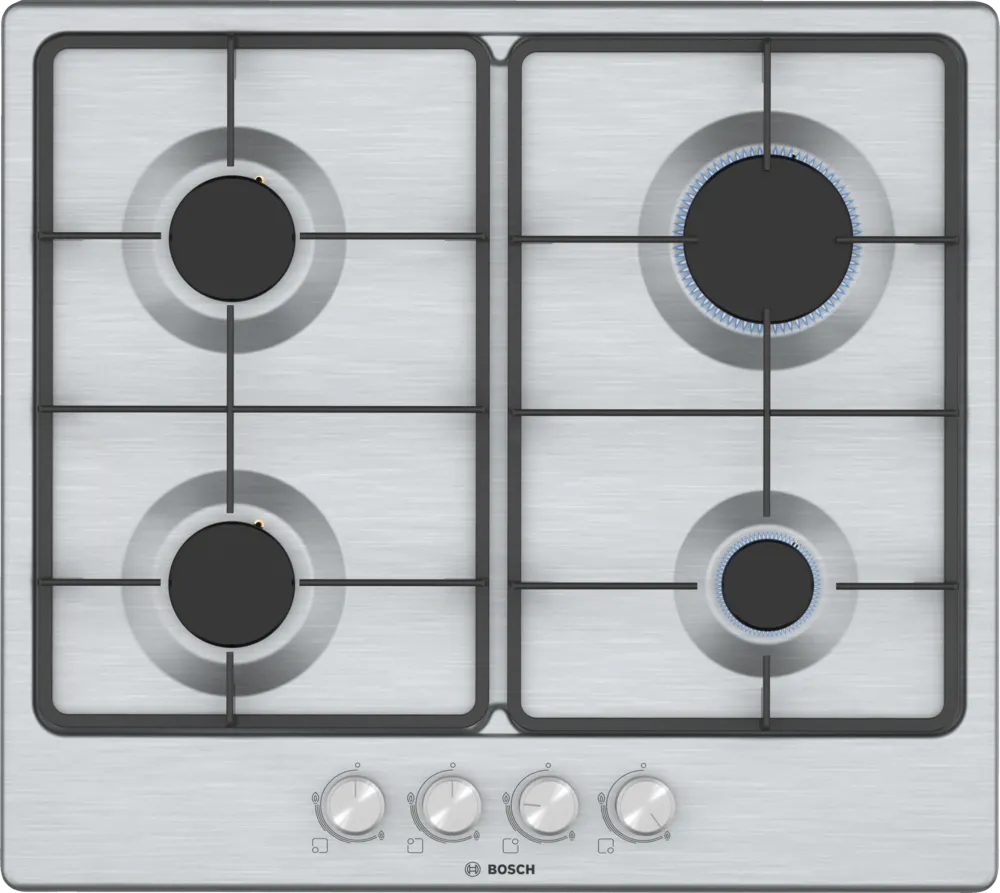 Bosch Series 4 | Built-In 60cm 4-Burner Gas Hob - PGP6B5O62Q