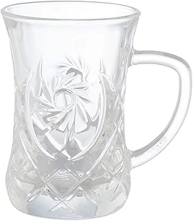 bohemia Set of 6 tea mugs, 150ml, Polish crystal, Irena