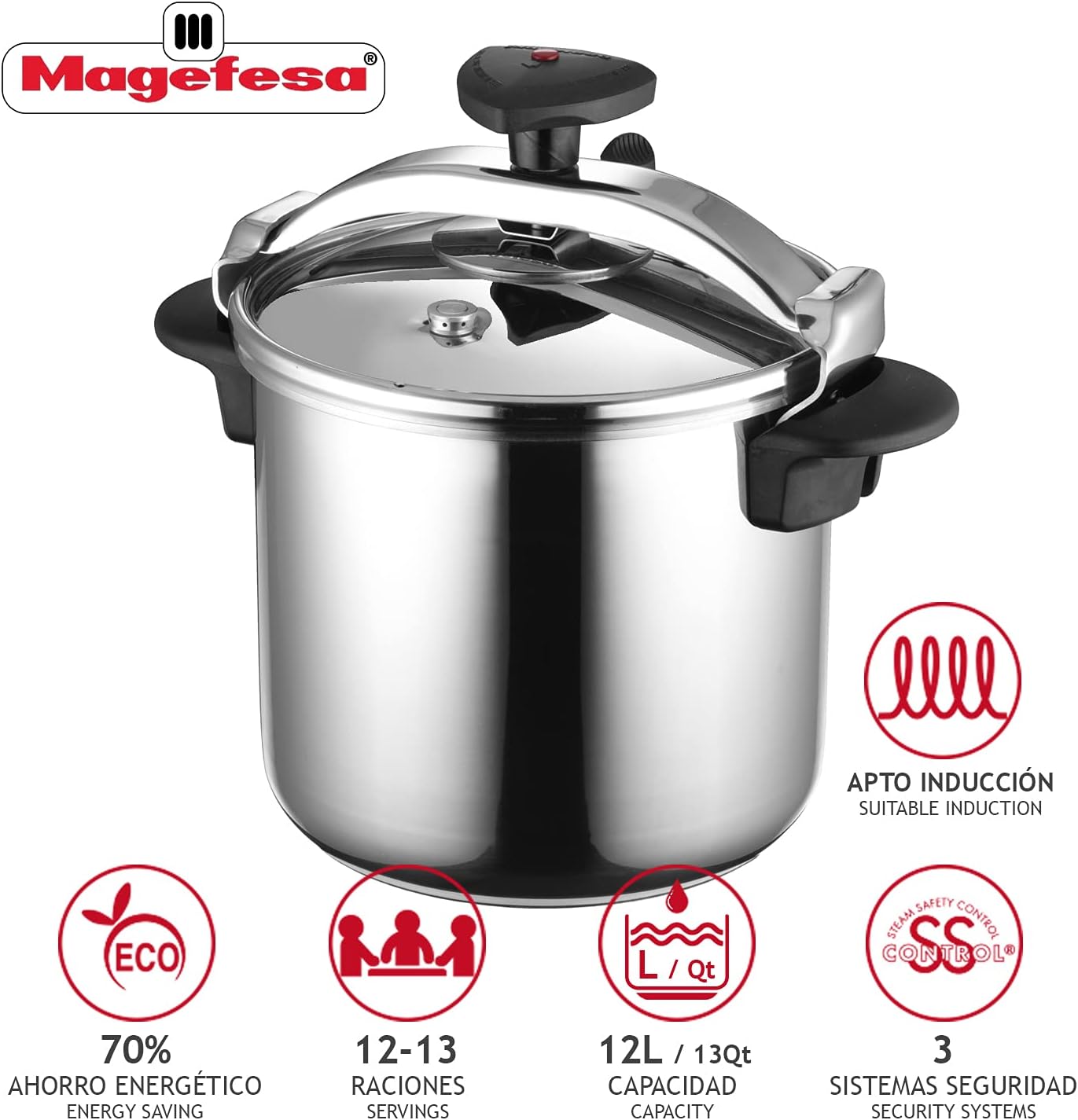 Magefesa 6-liter pressure cooker