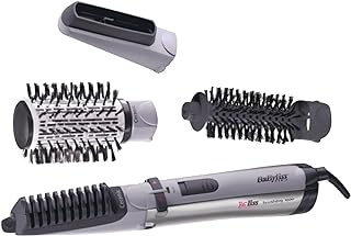 Babyliss فرشاة دوارة بيبى ليس لتصفيف الشعر بالملحقات - 1000 وات - فضى/اسود - 2735E