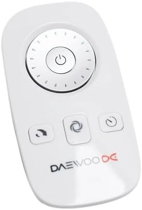 Daewoo Stand Fan with Remote Control, 16 inch, White - DF4012SR