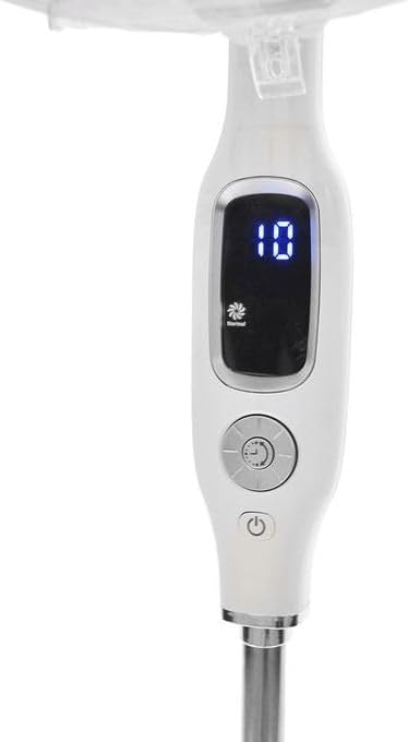 Daewoo Stand Fan with Remote Control, 16 inch, White - DF4012SR