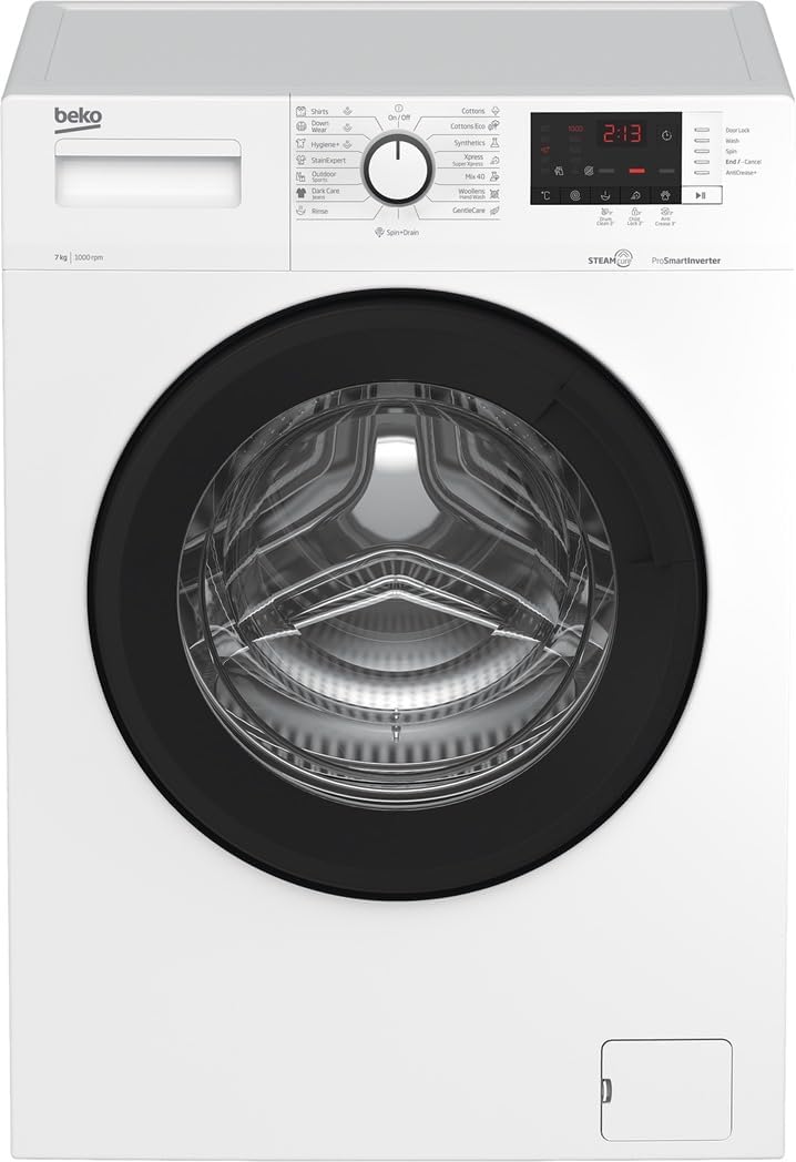 Beko 7 KG Front Loading Digital Pro Smart Inverter Washing Machine - WTV7512XWCI