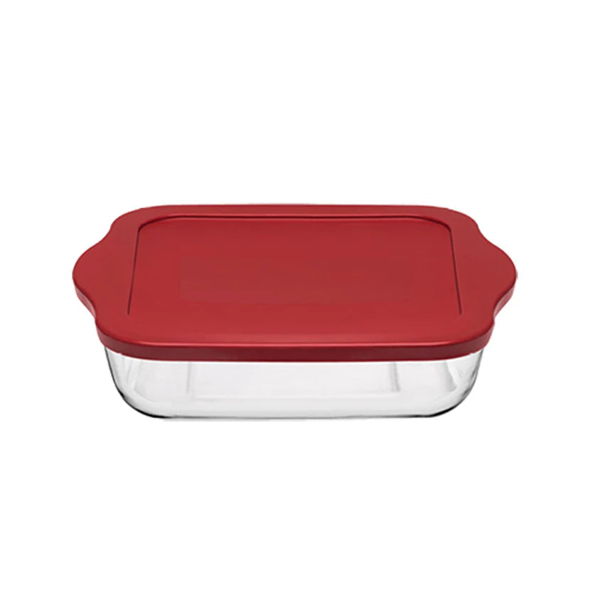 Borcam Square Oven Dish with Cover - 1.95L