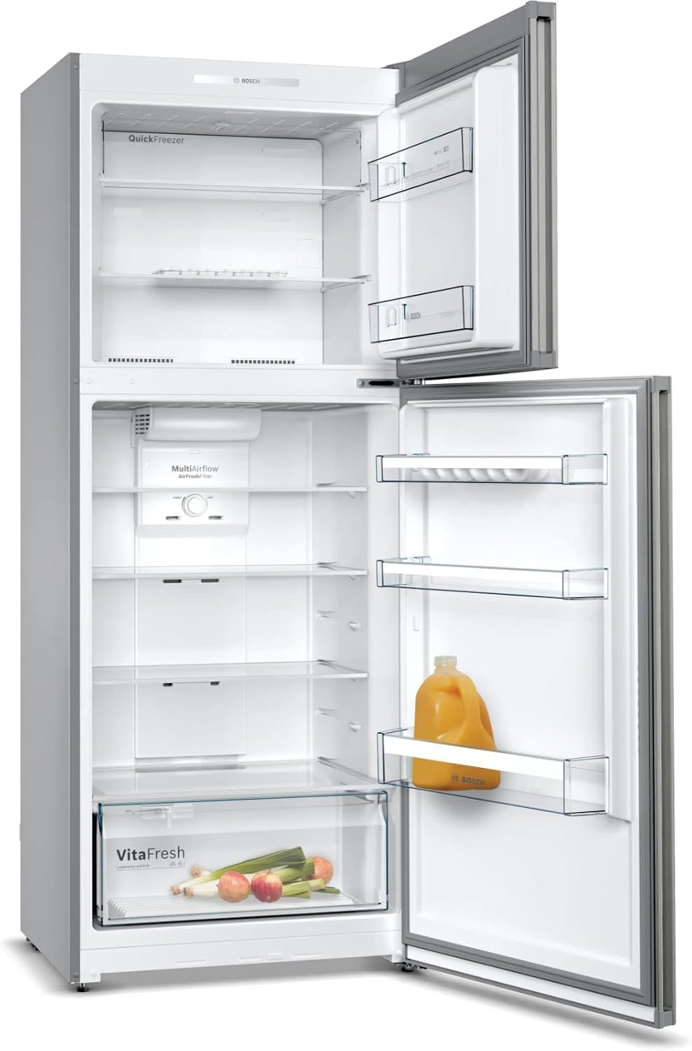 Bosch Series 4 | 413 Top Freezer Refrigerator - KDN47NLEE8