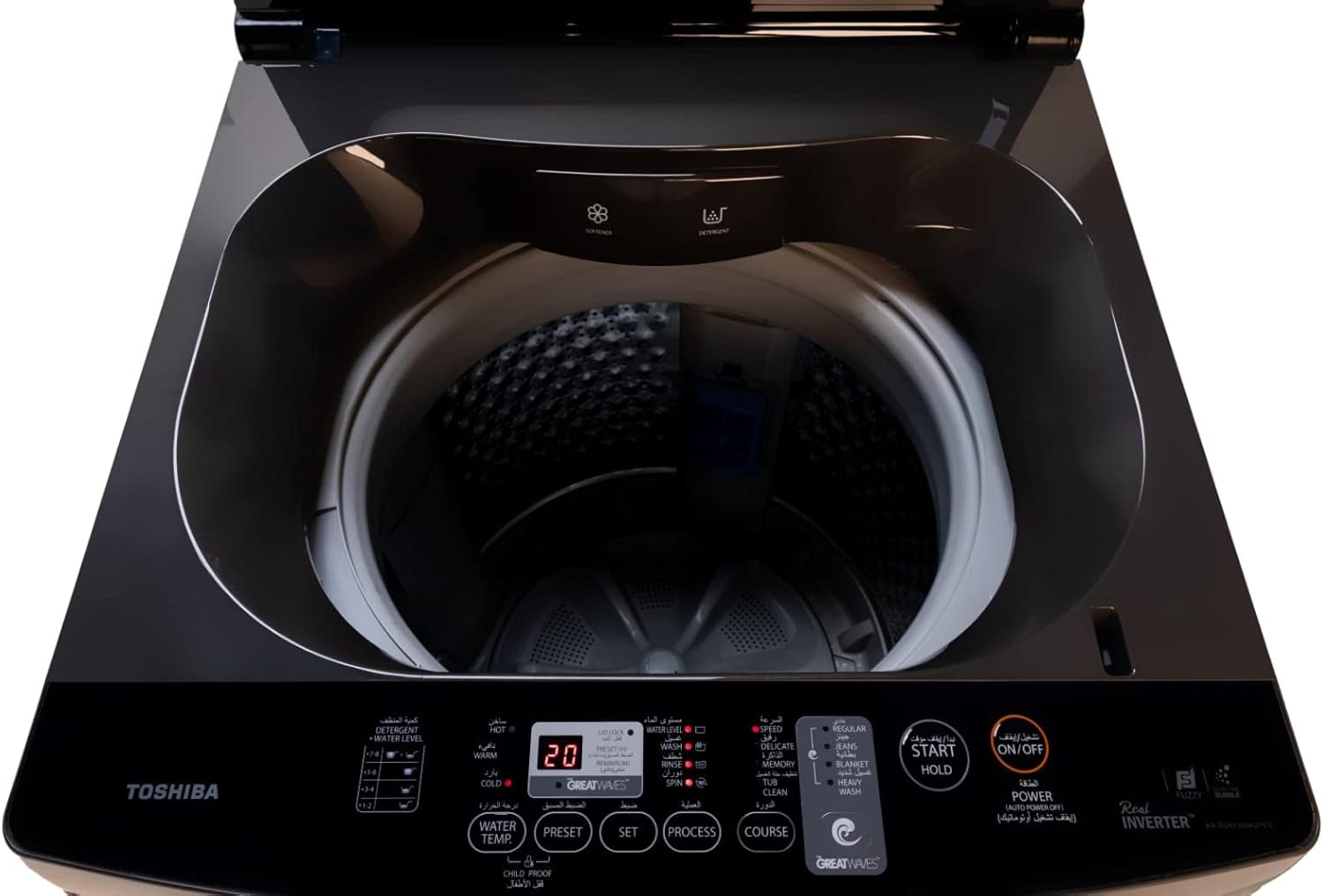 Toshiba 13 KG Top Loading Automatic Inverter Washing Machine - AW-DK1300KUPEG