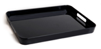 Melamine Serving Tray Rectangular 43cm x 32cm Black