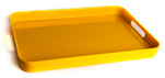 Melamine Serving Tray Rectangular 43cm x 32cm Yellow