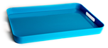 Rectangular Melamine Serving Tray 43cm x 32cm Turquoise