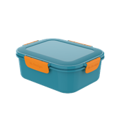صندوق غداء 2.1 فيروزي/برتقالي