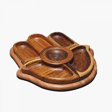 Sarsou'a 5-piece wooden appetizer set Made in Egypt