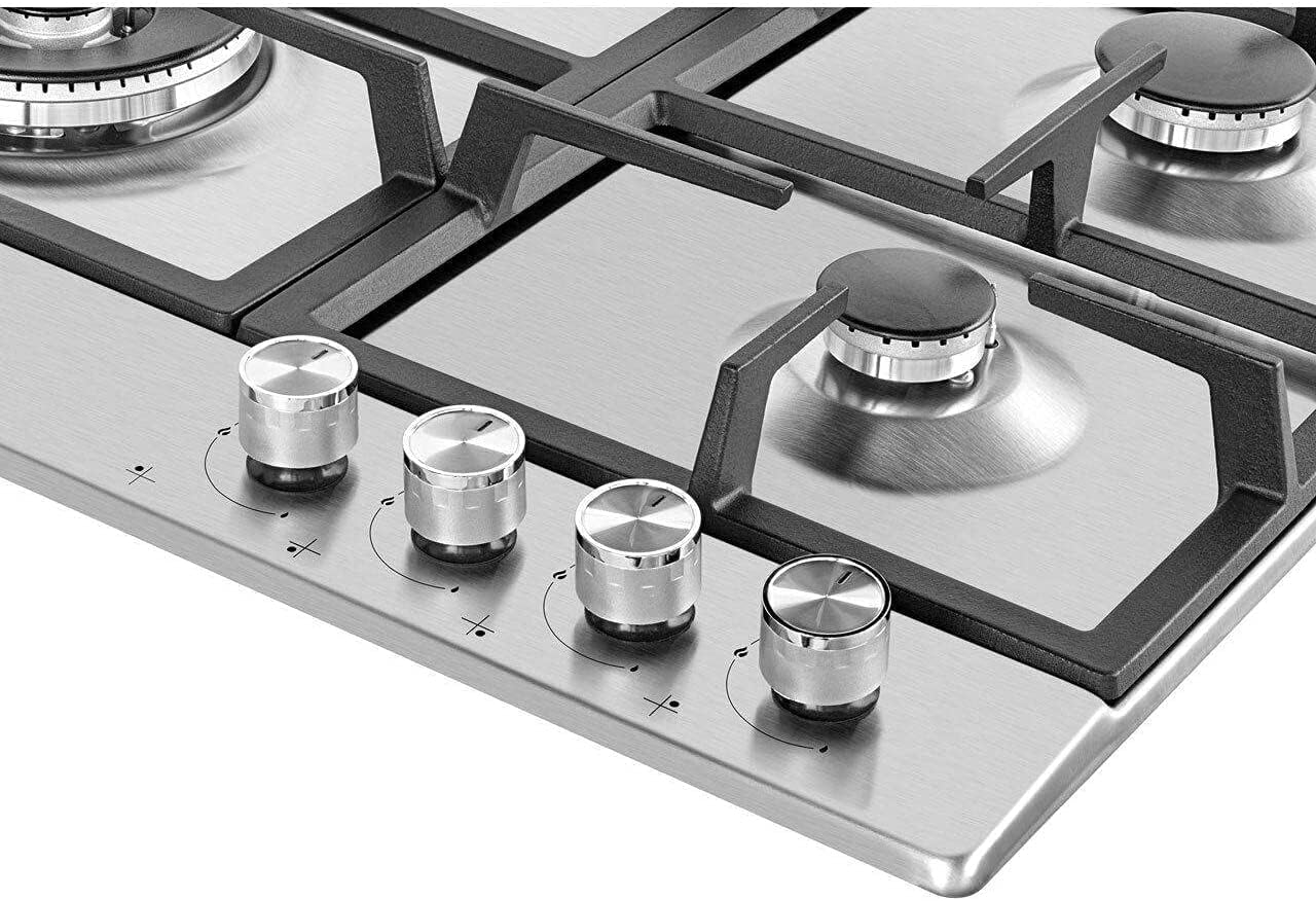 Beko Built-In 60cm 4-Burner Stainless Gas Hob - HIAW64225SX