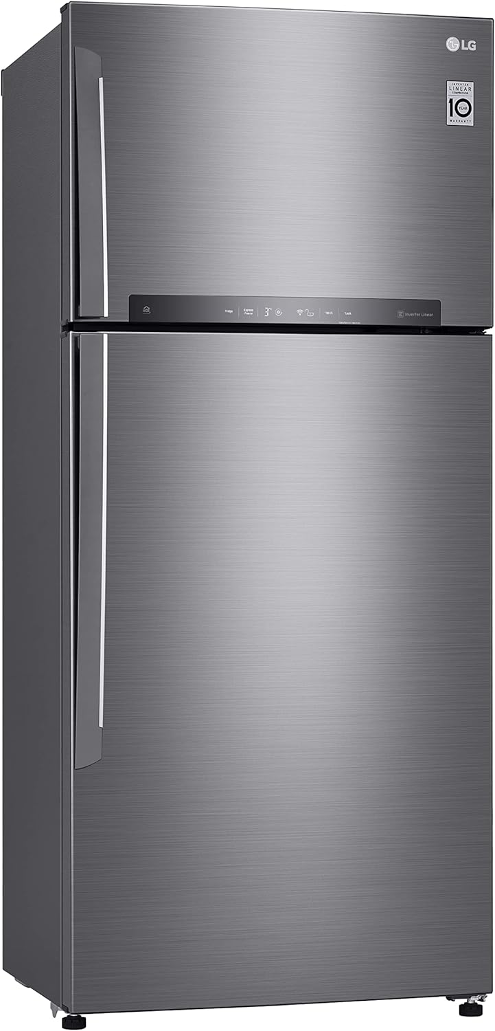 LG Top Freezer 475 L Digital Refrigerator - GNH622HLHL