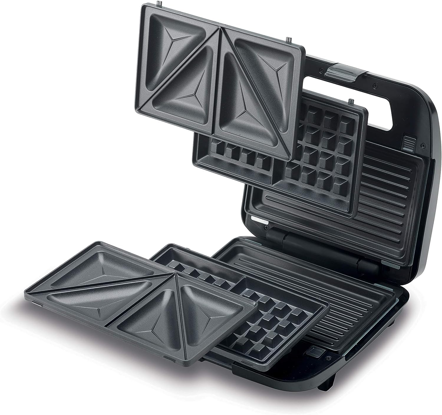 Kenwood 3-In-1 750W Grill, Waffle, Toasted Sandwich, Sandwich Maker - SMM02.000SI