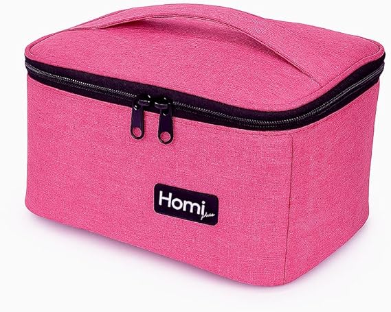 حقيبة حرارية هوم بلس سعة 5.5 لتر - وردي
