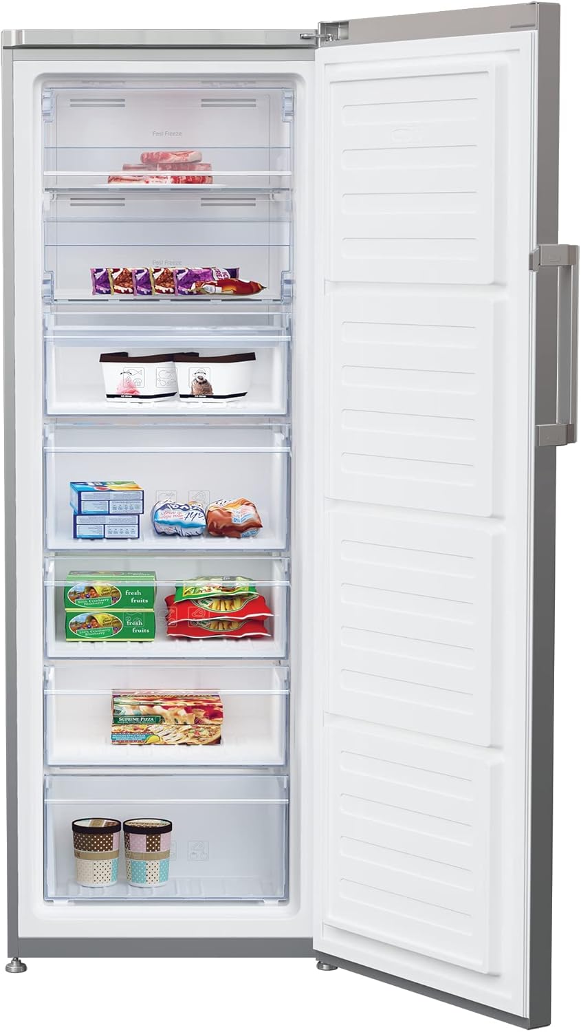 Beko 7-Drawer 260 L Upright Digital Deep Freezer - RFNE280E13S