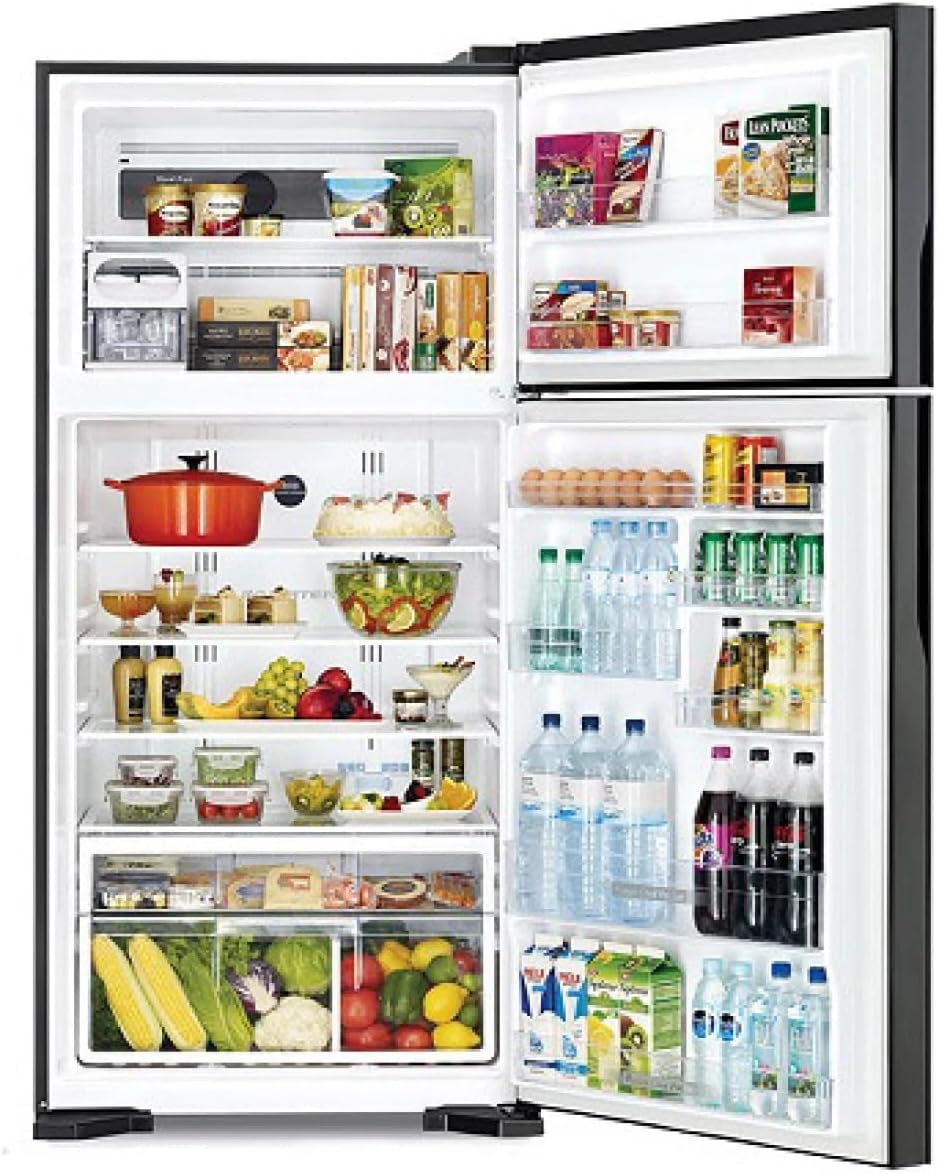 Hitachi Top Freezer 565 L Inverter Refrigerator with Touch Handles - RV760PUK7K