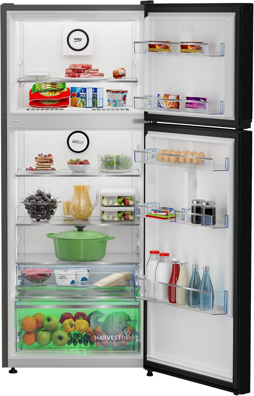 Beko 420 L Top Freezer Digital Inverter Refrigerator - RDNE420K02DXITEGB