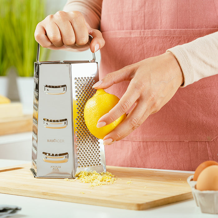 NAVA Stainless steel 6-sided grater "Acer" 22cm Made in Greece
