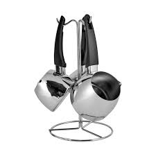 Karaca PowerSteel 316+ Tokyo Stainless Steel Induction Base Coffee Pot Set (Small Size: 2 Cups - Medium Size: 3 cups - Large Size: 4 Cups )Made in turkia