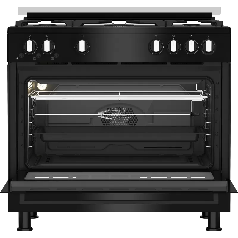 Beko Freestanding 90cm Stainless Gas Cooker - GGR 15115 DX NS