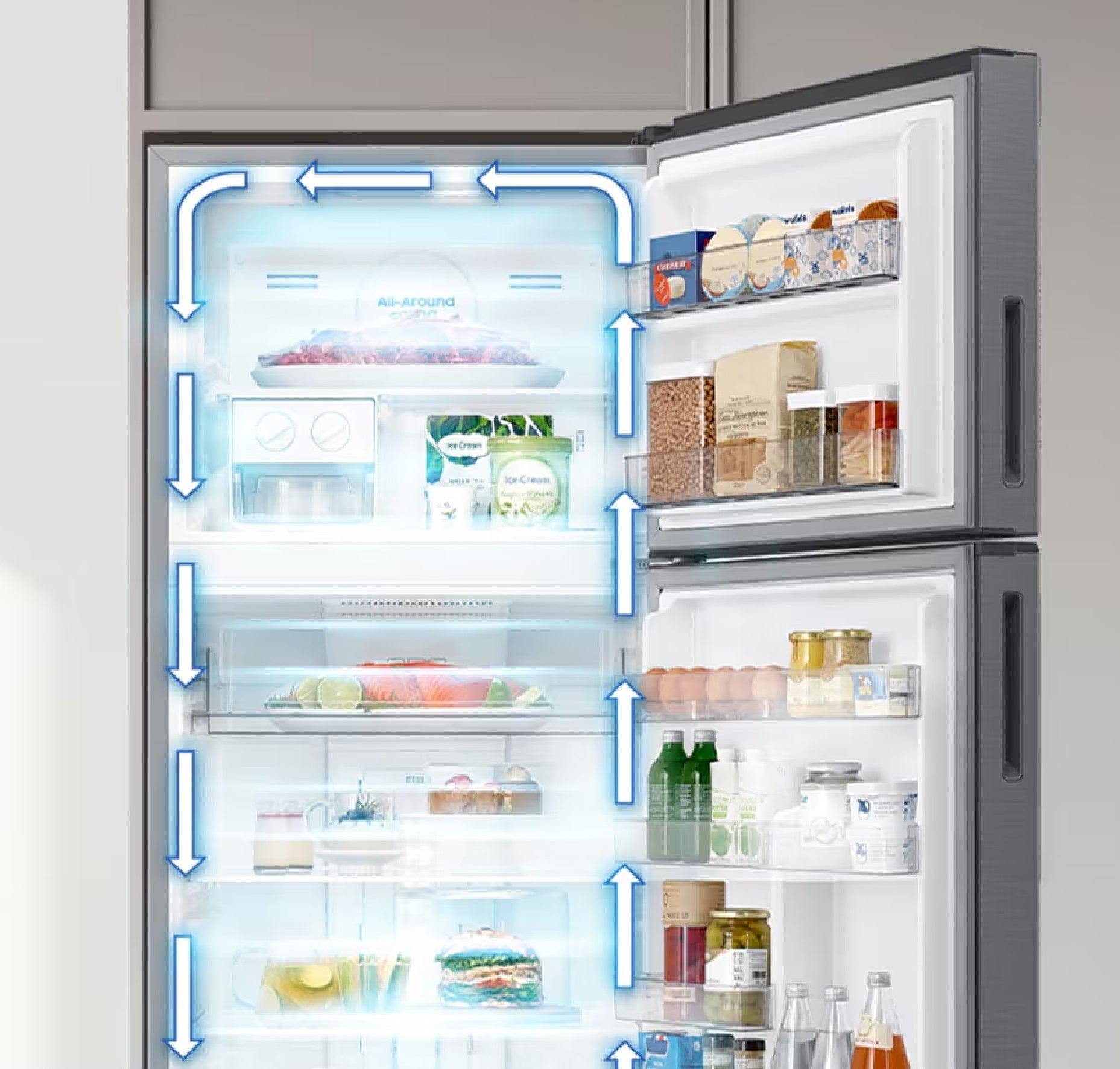 Samsung Top Freezer 419 L Refrigerator - RT40DG3110QV