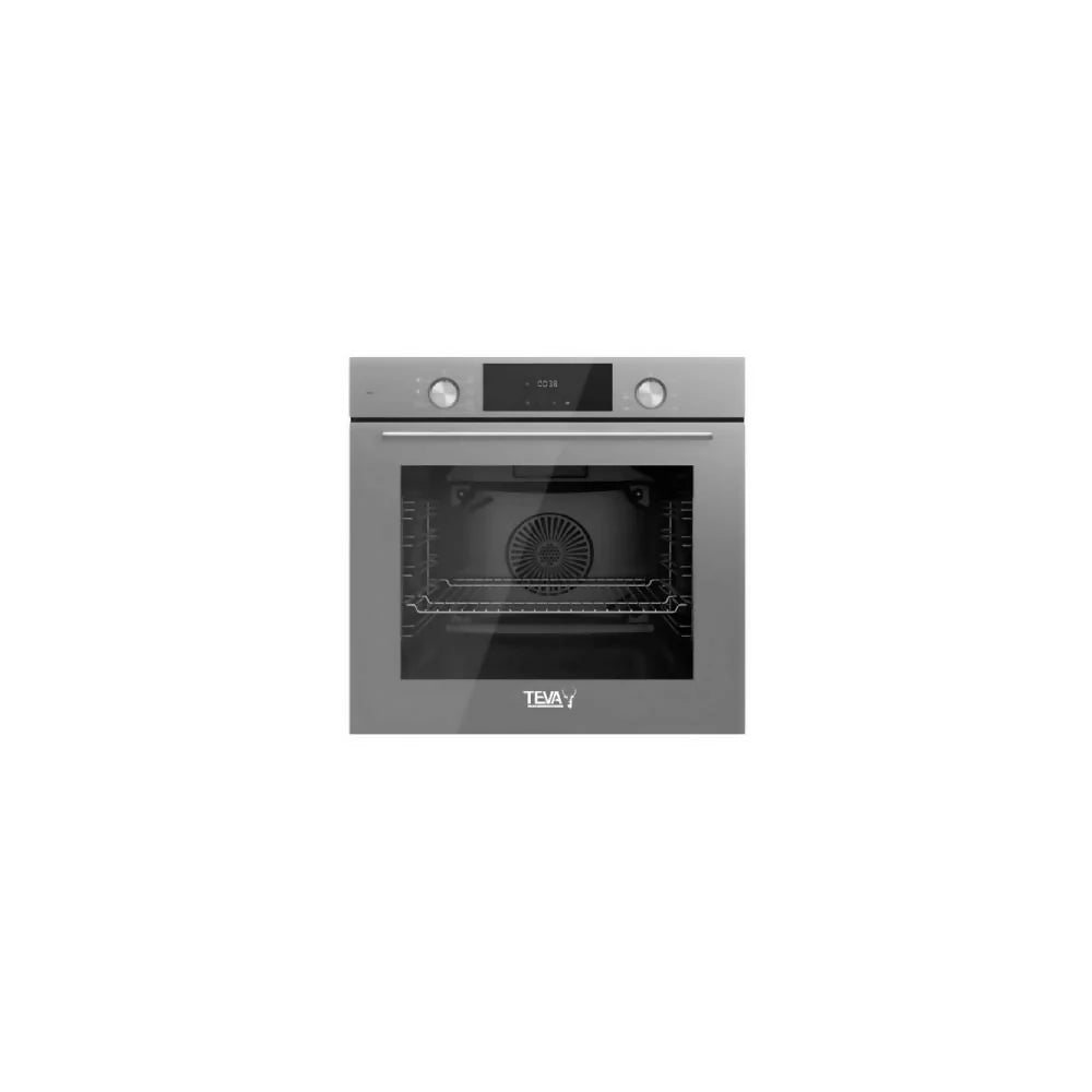 Teva Built In Gas Oven 60 Cm 82 Liter Grey QGSTL 75DT2 CPR.