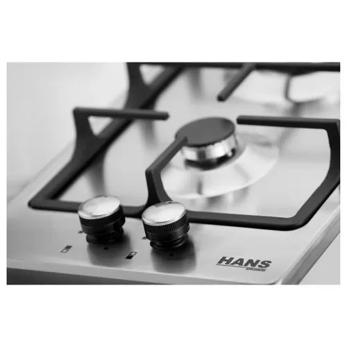 هانز - مسطح 30سم غاز استانلس ستيل