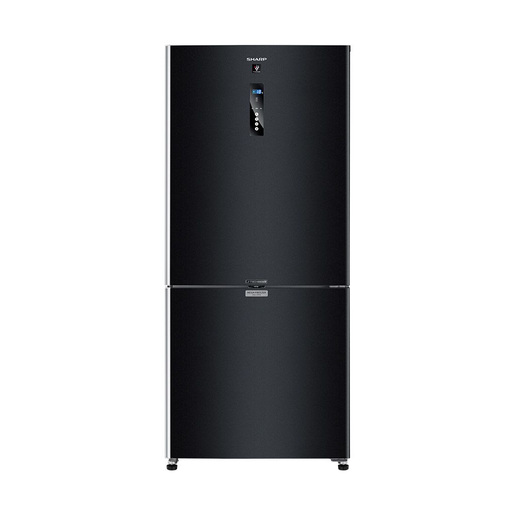 Sharp Bottom Freezer 558 L Inverter Digital Refrigerator - SJ-PV73K-BK