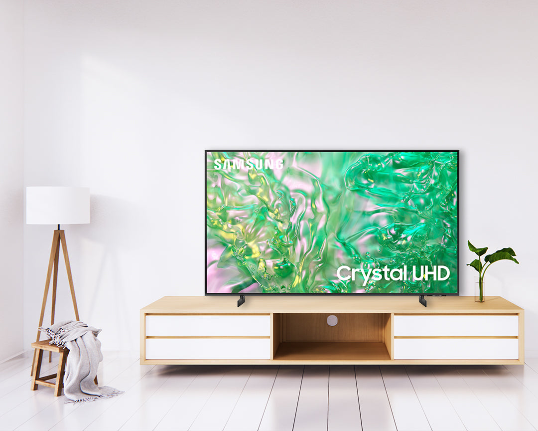 Samsung 65 Inch Crystal UHD Smart LED 4K TV with Built-in Receiver - 65DU8000