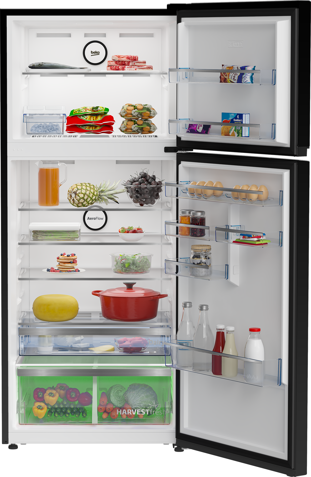 Beko 590L Top Freezer Digital Inverter Refrigerator - B3RDNE590ZB