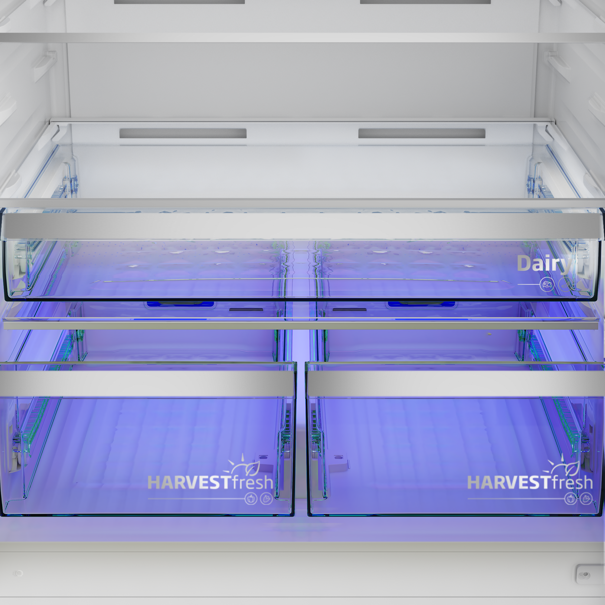 Beko 570L Combi Digital Inverter Refrigerator - RCNE690E20DZXP