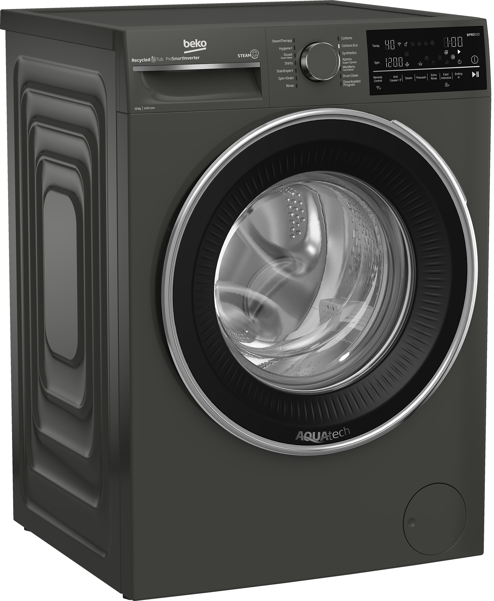 Beko 12 KG Front Loading Washing Machine - B3WFU51240MCI