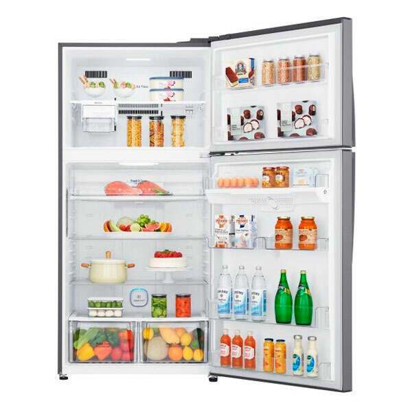 LG 418 L Top Freezer Inverter Refrigerator - GR-H802HMHL (IW)