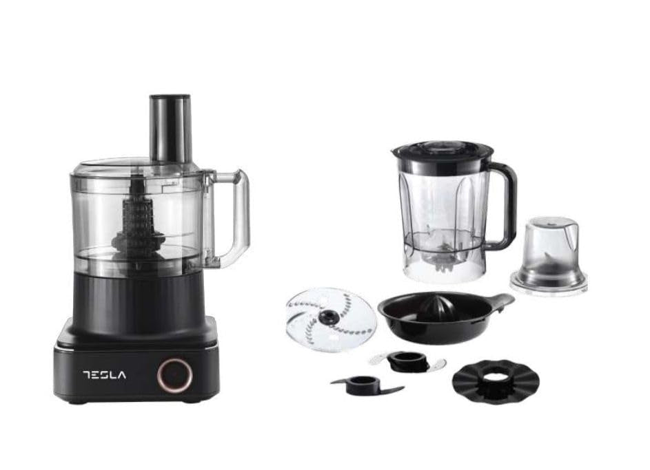 محضر طعام تيسلا، سعة 2.3 لتر، 1000 واط، 40 وظيفة، أسود - TSL-FP300