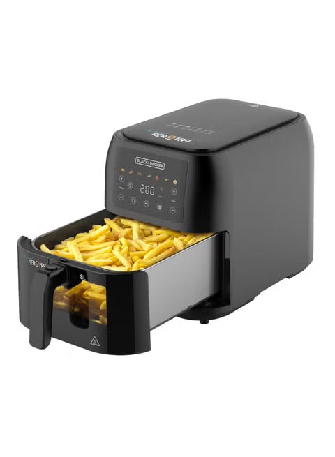 Black & Decker 8L 1700W Digital Air Fryer with Clear Basket - SAF80W-B5