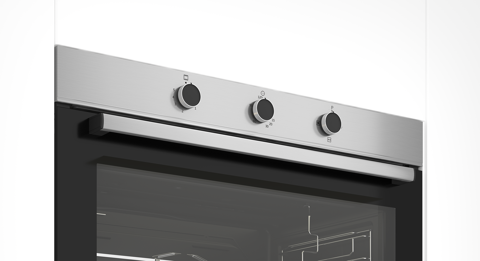 Beko 90cm 96 L Built-in Gas Oven with Gas Grill - BBWHT12106XS