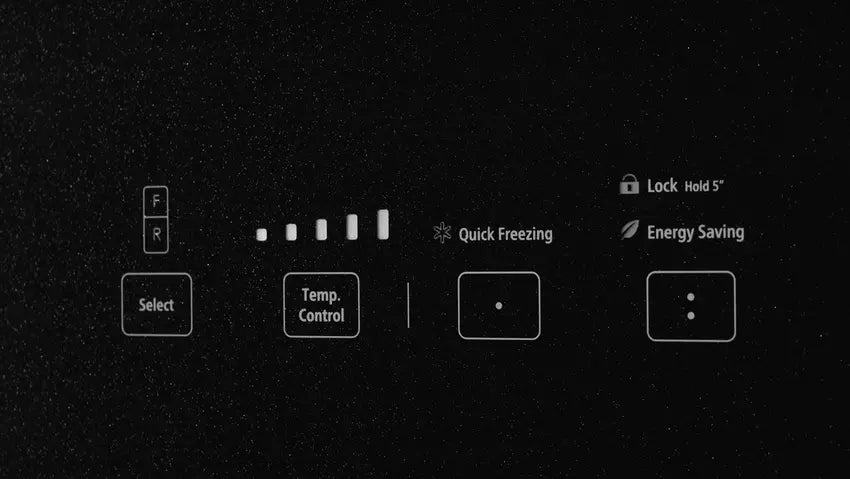 Hitachi 4-Door 740 Liter Black Glass Refrigerator with Ice Maker and Water Dispenser - RW760PUGBK