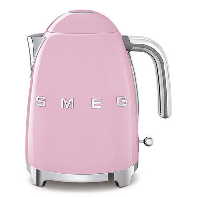 SMEG 50's Retro Iconic 7 Cup 1.7L Electric Kettle - Glossy Pink
