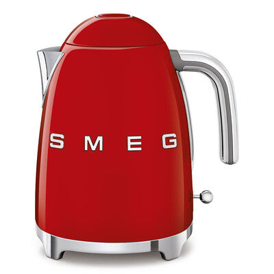 SMEG 50's Retro Iconic 7 Cup 1.7L Electric Kettle - Glossy Red