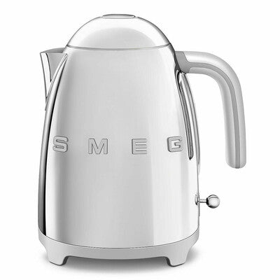 SMEG 50's Retro Iconic 7 Cup 1.7L Electric Kettle - Glossy Steel
