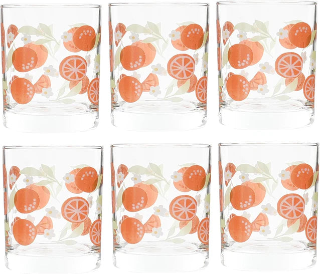 كأس باسابتشي إسطنبول الزجاجي القديم - نقشة البرتقال، 250 مل