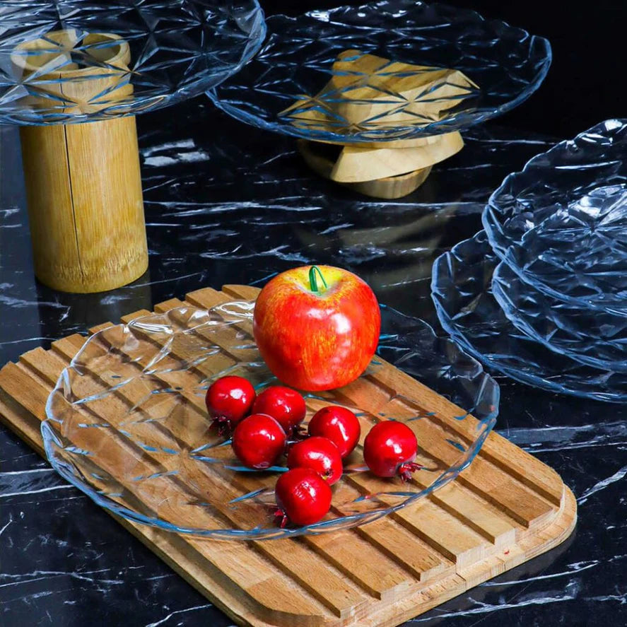 Pasabahce Estrella Dinner Plate - Turquoise, 28 cm