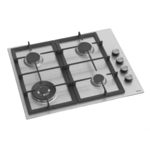 Purity Built-In Kitchen line Gas Hob 4 Burners 60 cm Stainless BL201/W