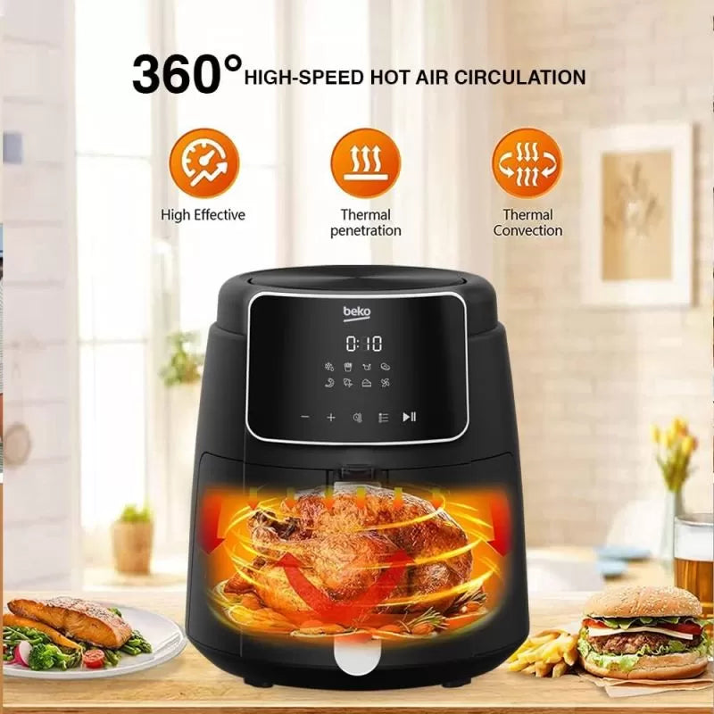 Beko Air Fryer, 3.9 L, 1500 W, Digital Control - FRL 22 44 B