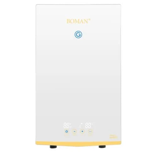 سخان مياه كهربائي فوري من بومان، 12 كيلو وات، أبيض، WZL13