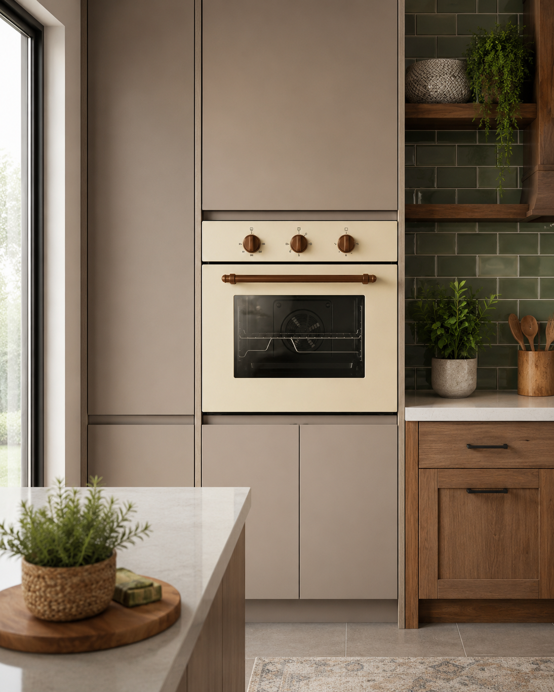 Bexel Built in Oven Model: ESV 60 M ; Cappuccino Color ; 60 * 60 ; Gas Oven & Gas Grill ; Full Safety ; Glass control panel; Air Fryer ; Mechanical Timer 1 Piece