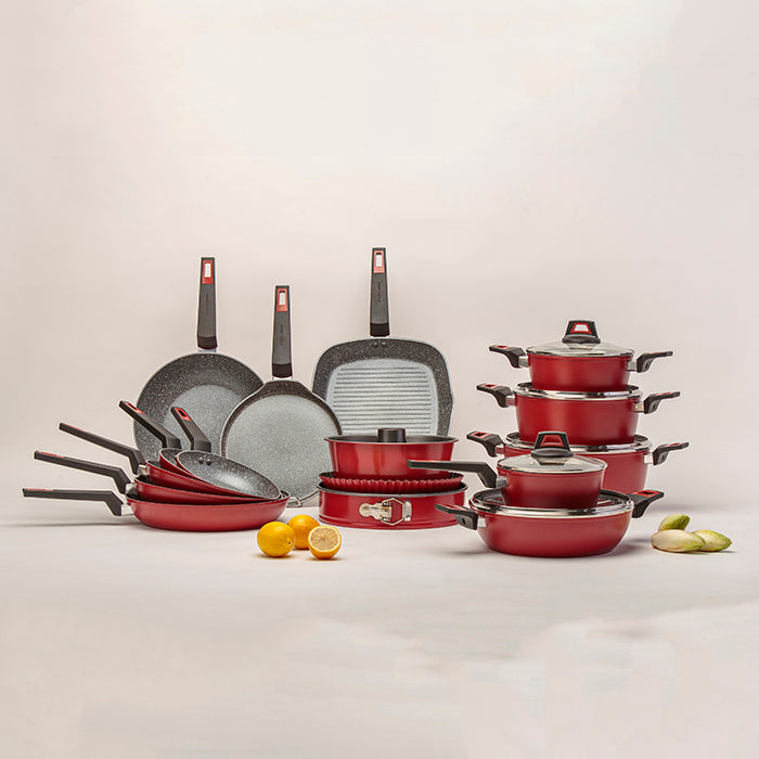 NAVA Wok Terrestrial with granite nonstick Made in Greece