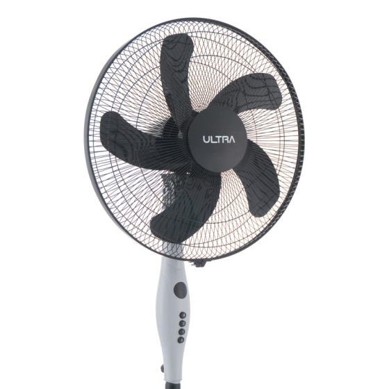 Ultra Stand Fan, 18 Inch, Black and Grey- UFS18E2